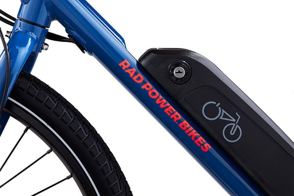 Best Electric Bike RadMission battery lock