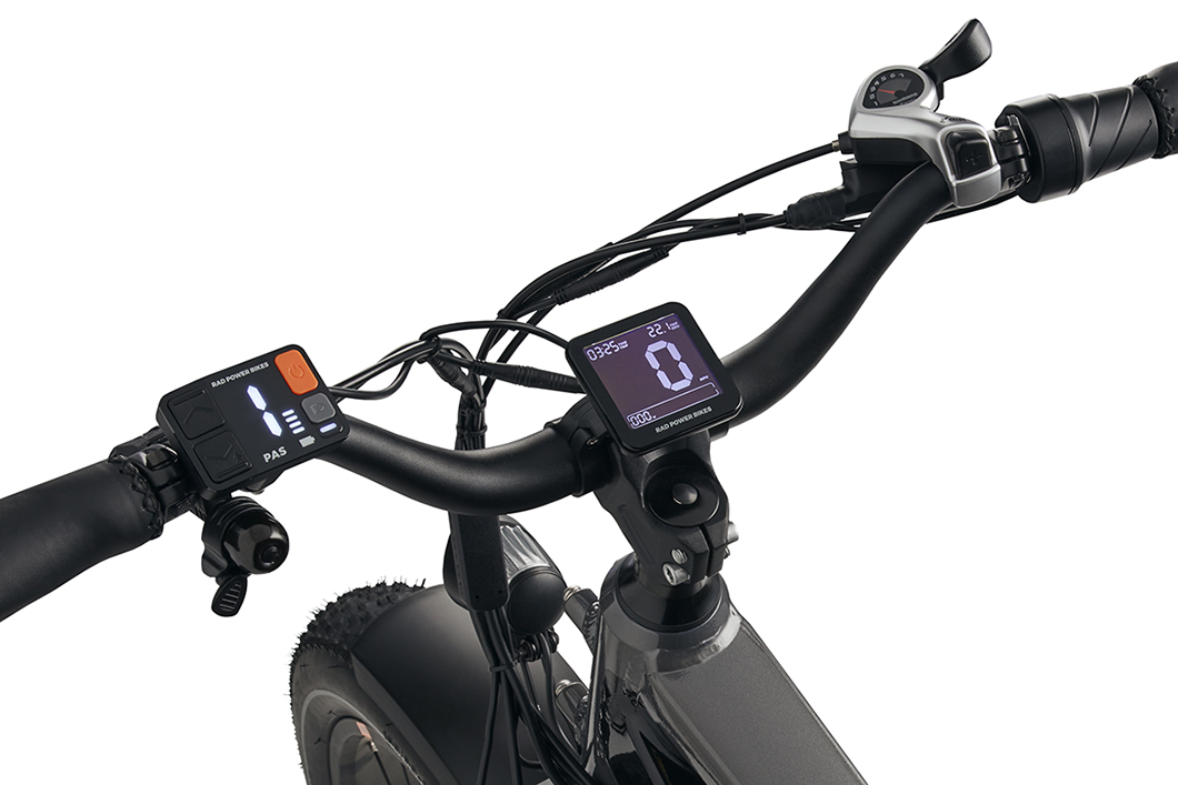 Rad Power Bikes RadRover 6 Plus Review - Handlebars, Display, Shifter, Grips