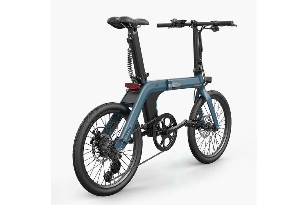 Fiido D11 Folding Electric Bike Review 2024 - Battery in the seat tube, rear brake light and deraillieur
