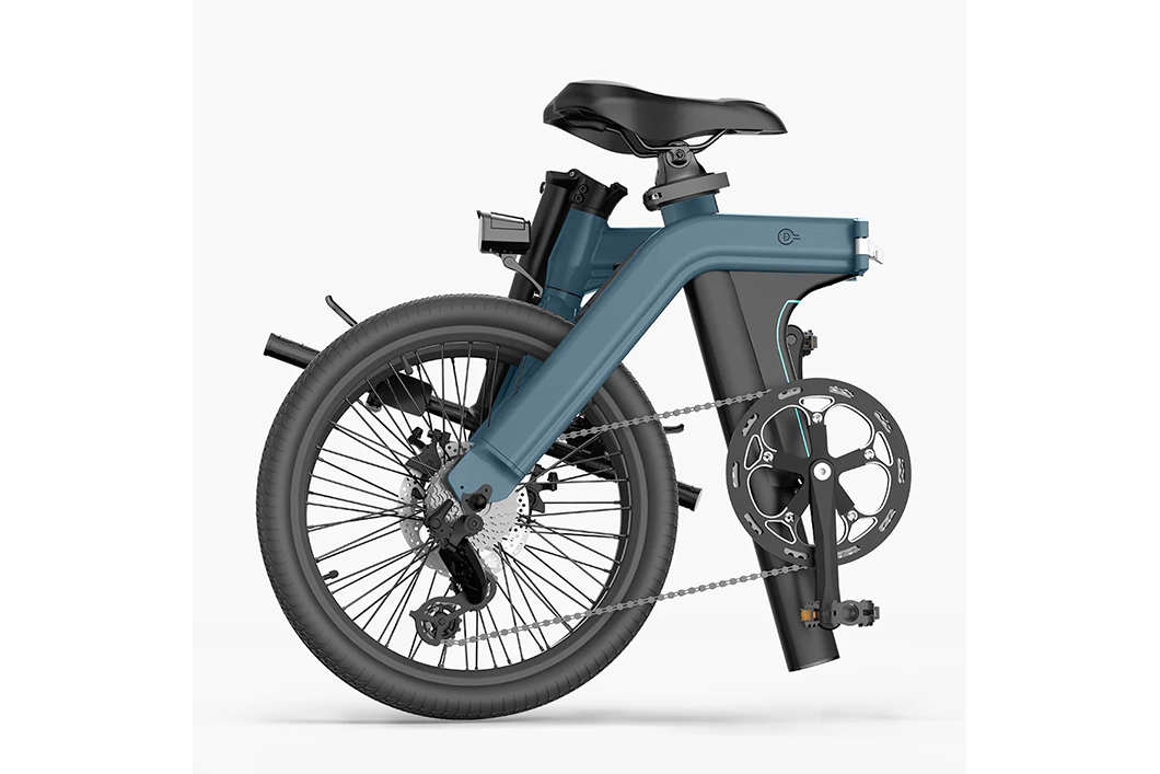 Fiido D11 Folding Electric Bike - folded dimensions