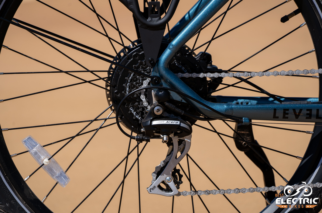  Aventon Level 2 Drivetrain Close Up