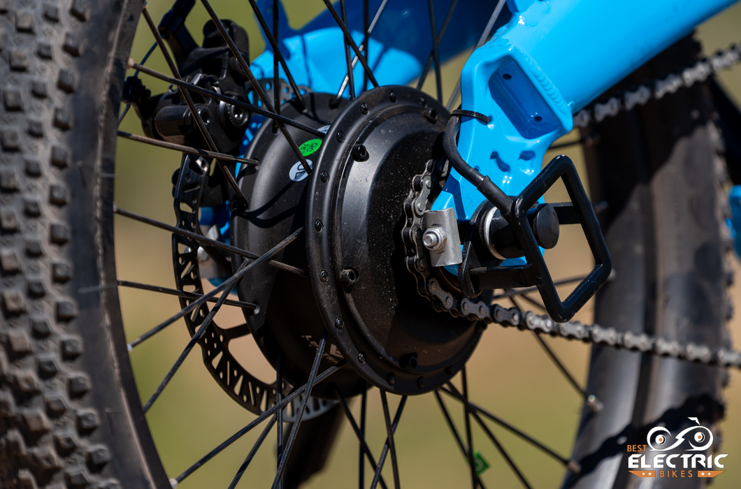  Lectric XP Lite Drivetrain close up