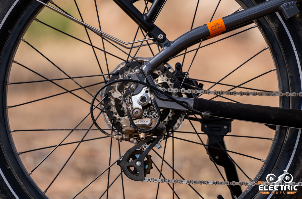 RadRover 6 Plus High Step Drivetrain Close Up