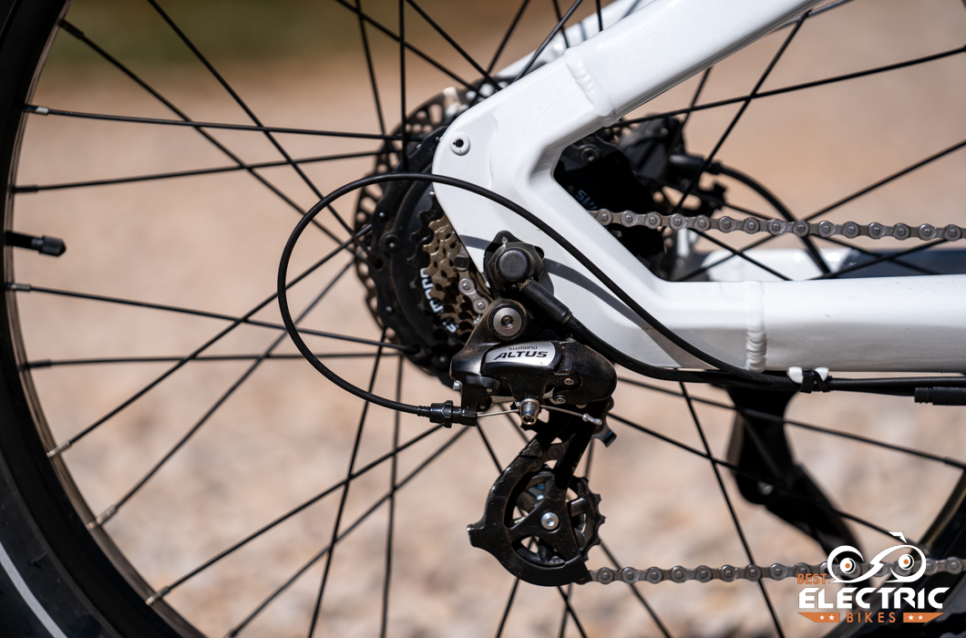 Himiway Zebra Drivetrain Close Up