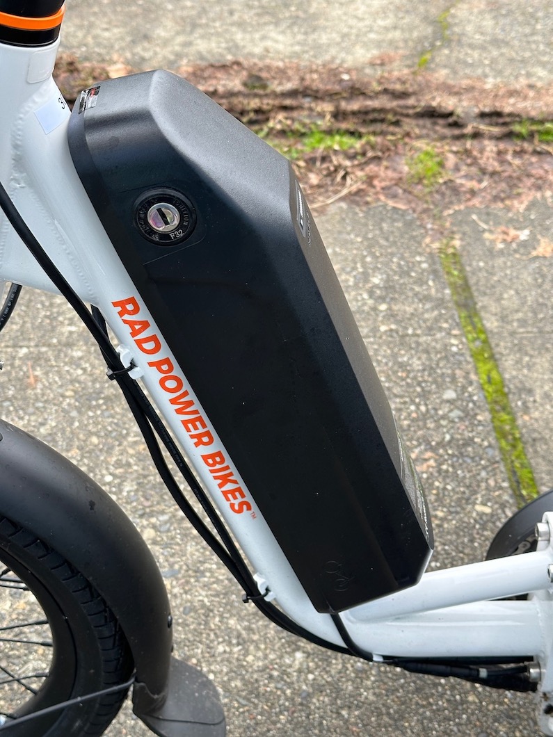 Rad Power Bikes RadTrike battery pack