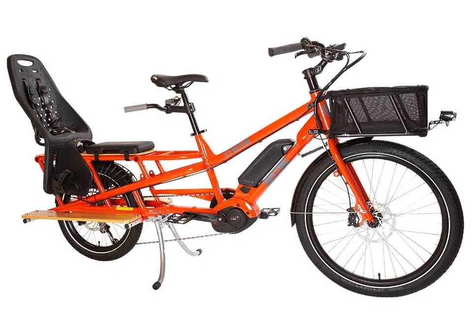 Yuba Cargo Bikes Spicy Curry V3 Red Yepp Soft Spots Sideboards Bread Basket